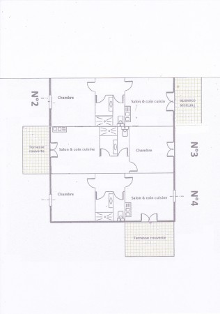 PLAN DES APPARTEMENTS 4 PERSONNES